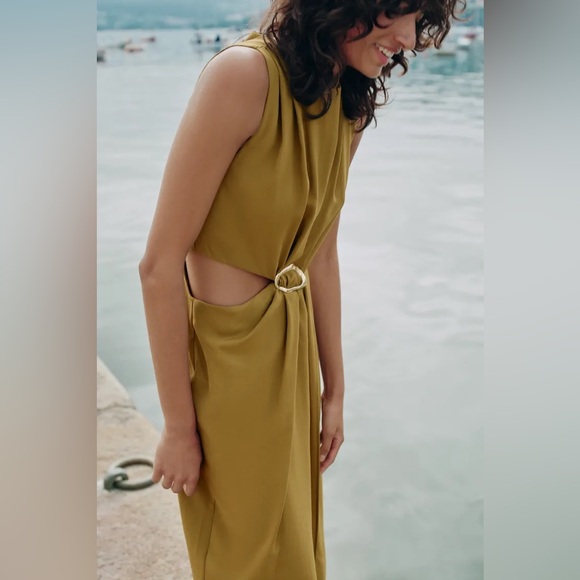 Zara Cut Out Buckle Dress - Picture 7 of 9
